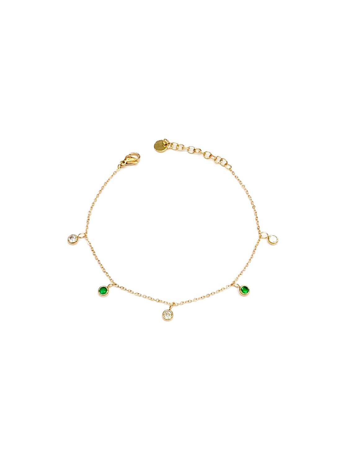 Pulsera Dorada con Dije - M5 Oro Laminado