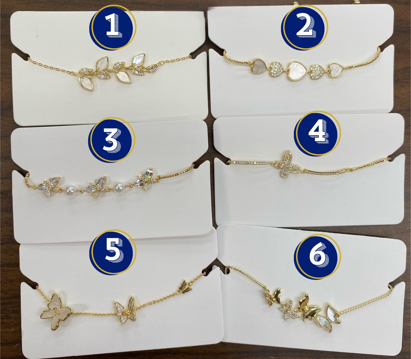 Pulsera Dorada Ansheli M2 Oro Laminado