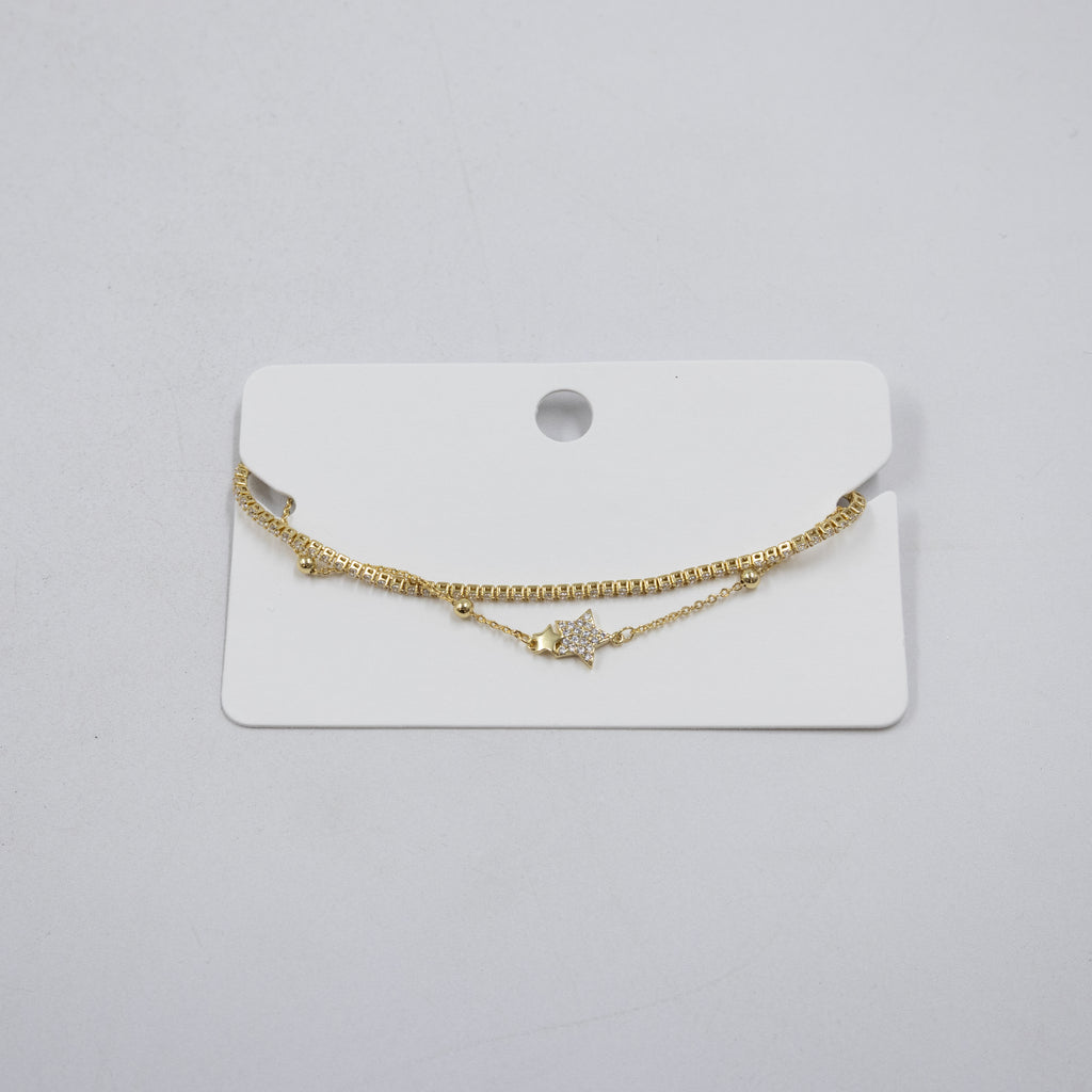 Pulsera Dorada Ansheli M11 Oro Laminado