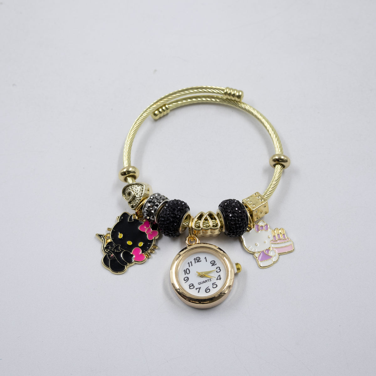 Pulsera tipo Pandora Dorados M14 Oro Laminado