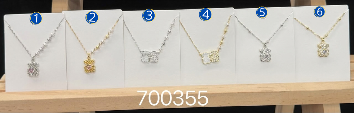 [10/OCT/26] Collares Dorados y Plateados con dije M12 Oro Laminado