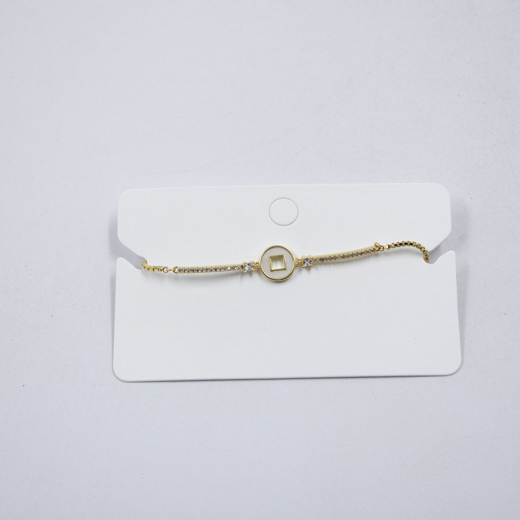 Pulsera Dorada Ansheli M27 Oro Laminado