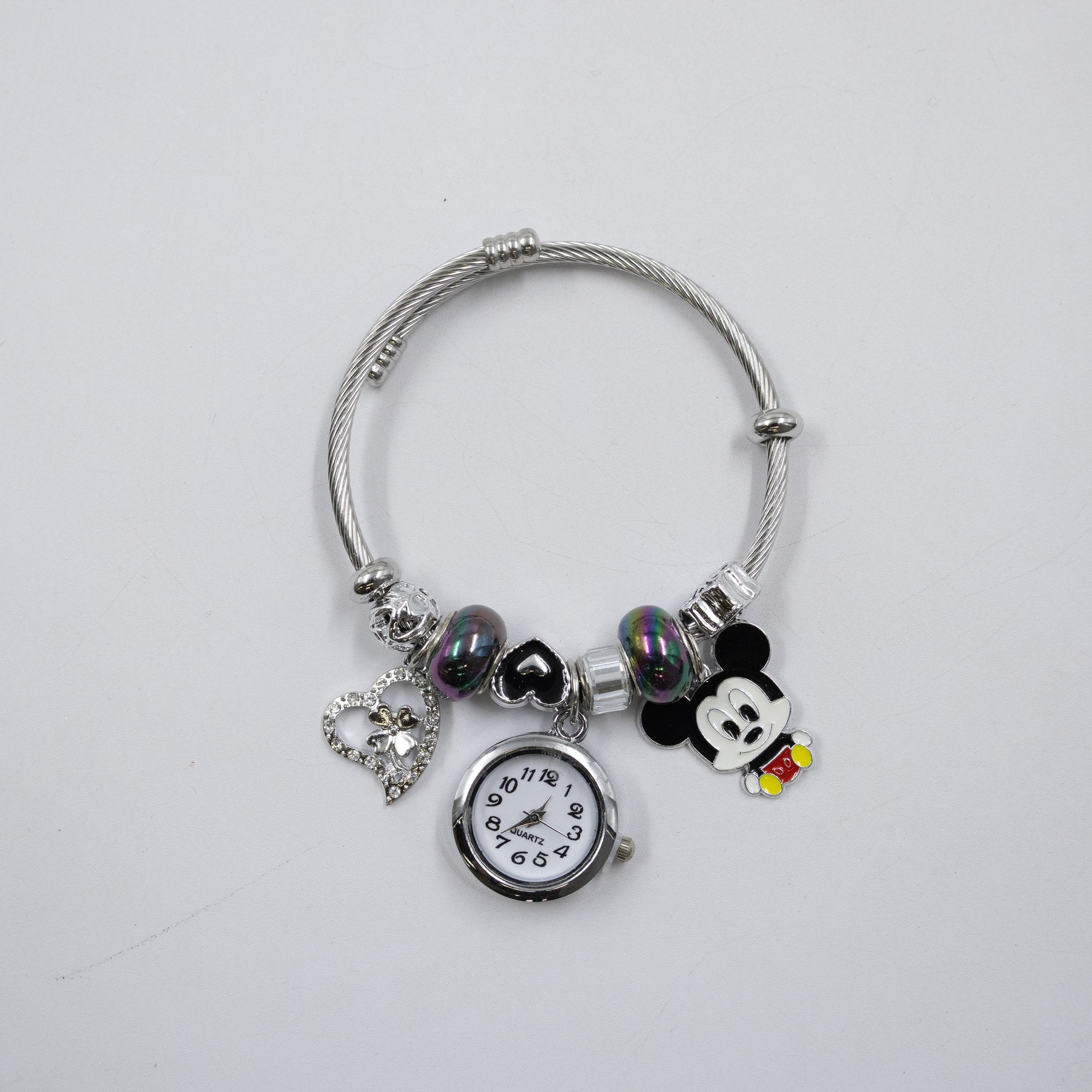 Pulsera tipo Pandora Plateadas M17 Oro Laminado