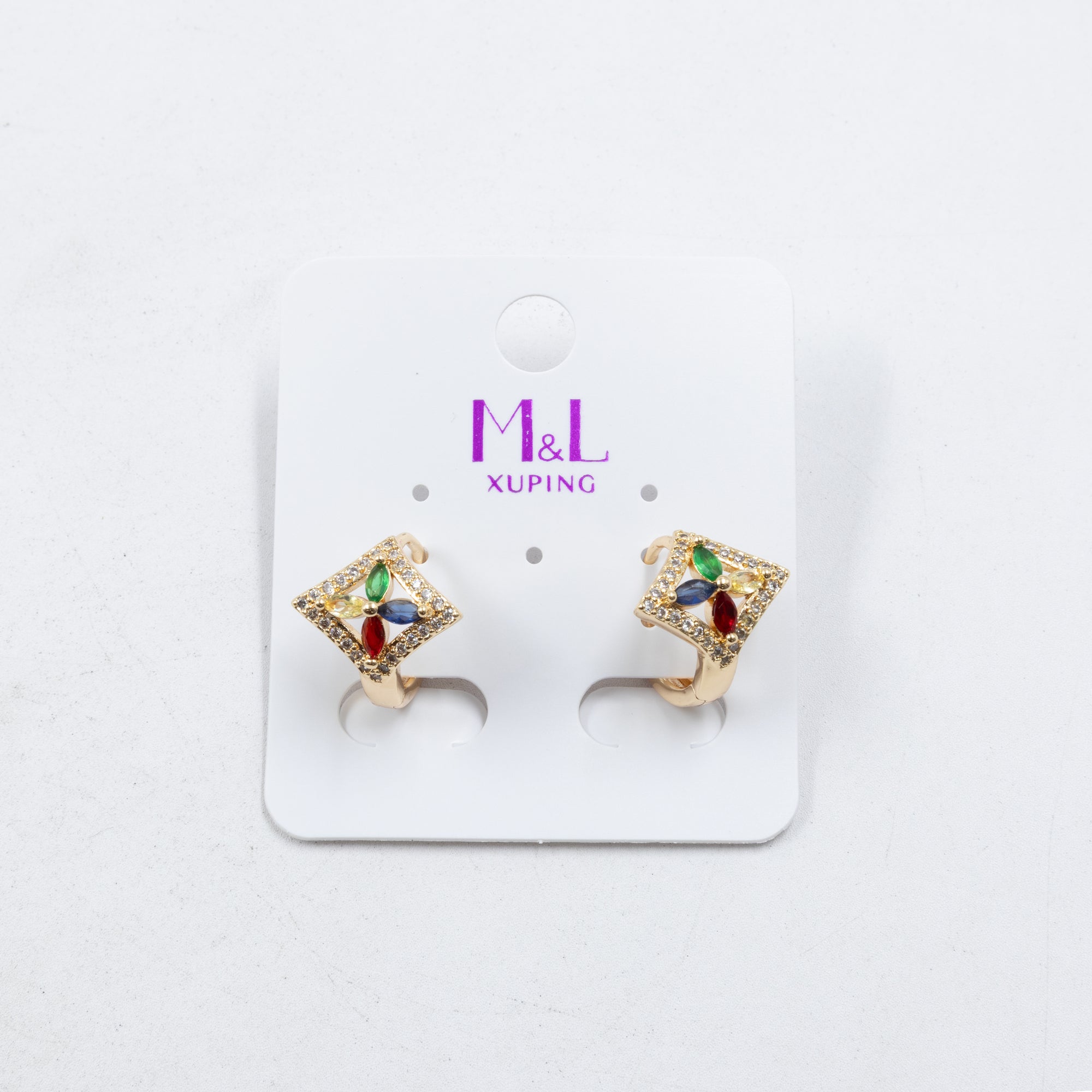 Aretes Xuping Dorados M7 Oro Laminado