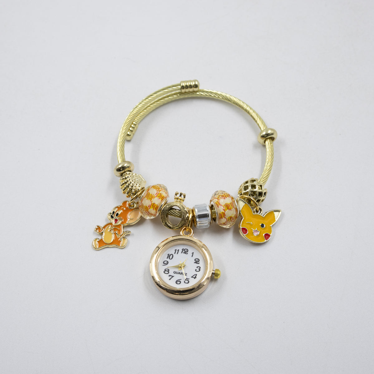 Pulsera tipo Pandora Dorados M20 Oro Laminado
