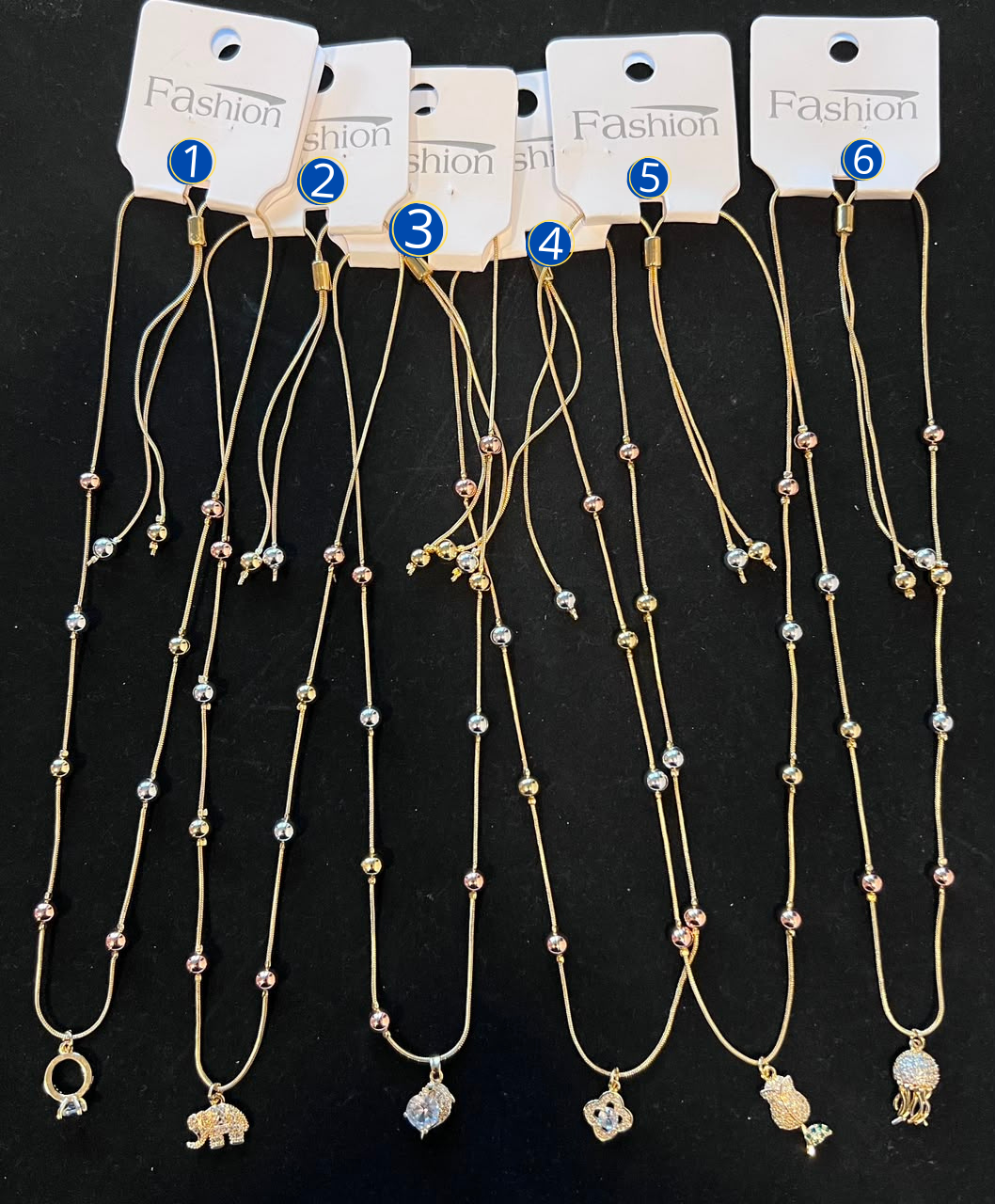 [13/AGOSTO/26] Collares Dorados con Dije M4 Oro Laminado