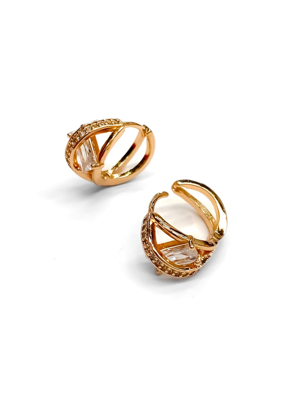 ARETES HUGGIES M12 - ORO LAMINADO