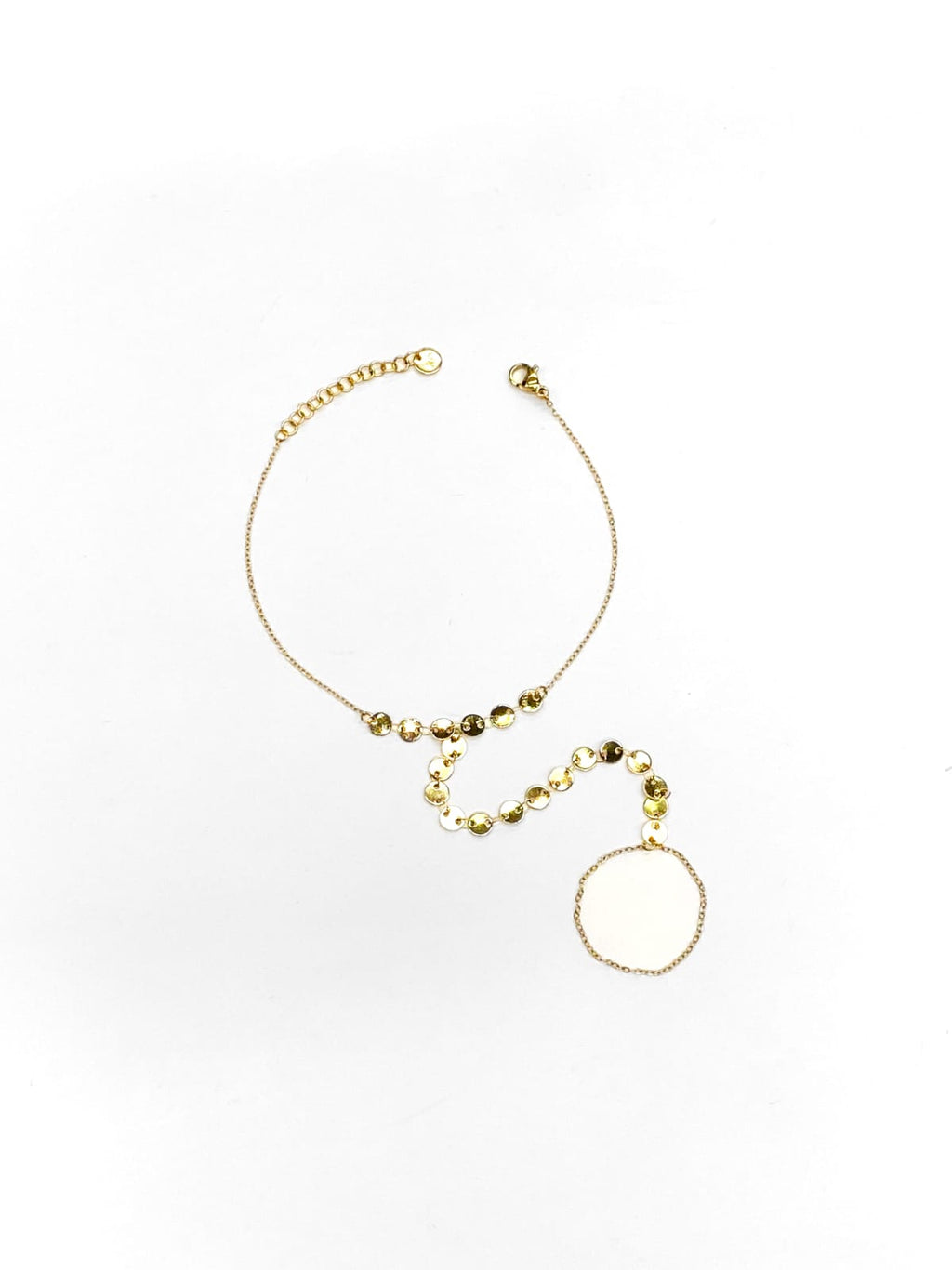 Pulsera Dorada con Dije - M5 Oro Laminado