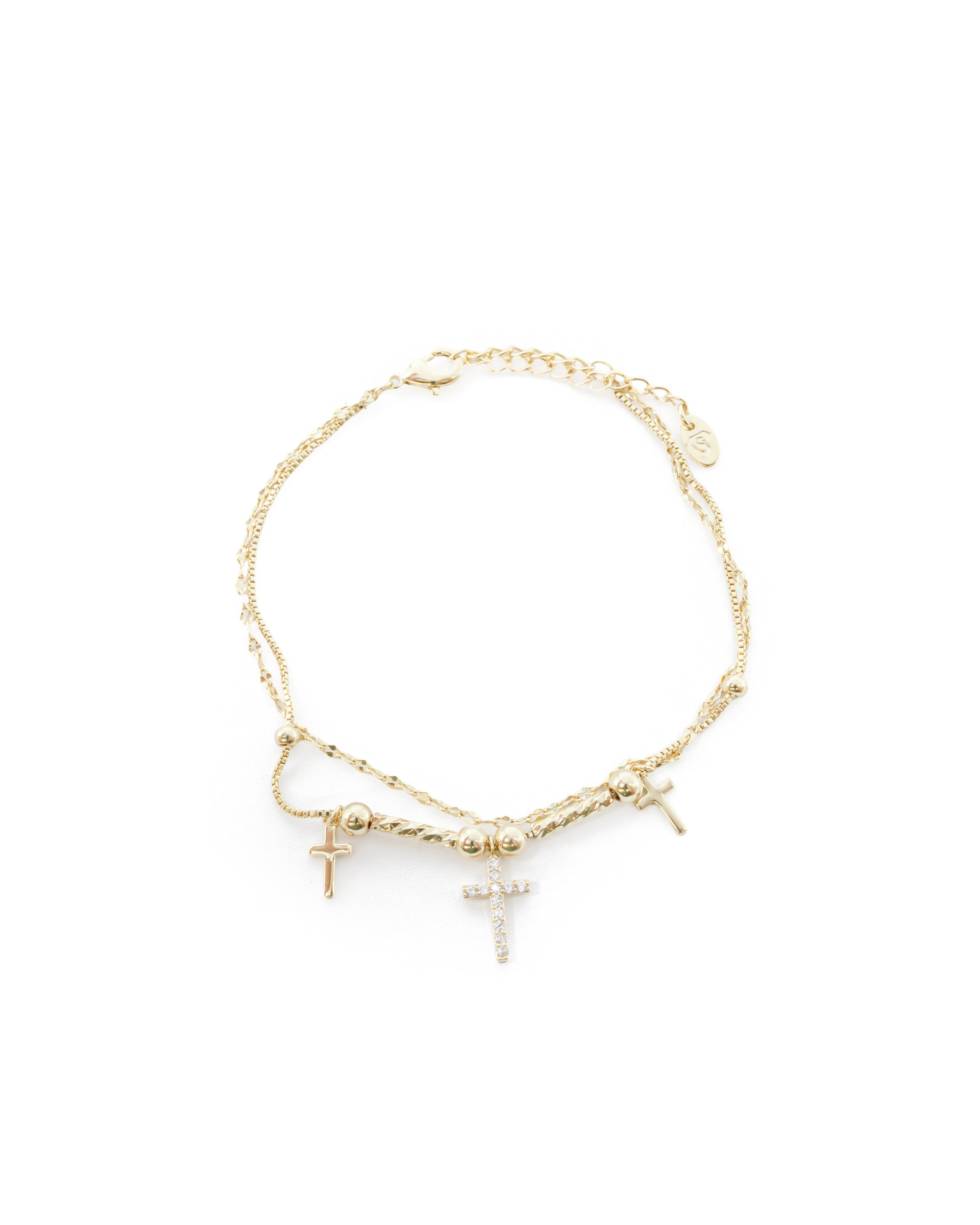 Pulsera Dorada Ansheli M18 - Oro Laminado