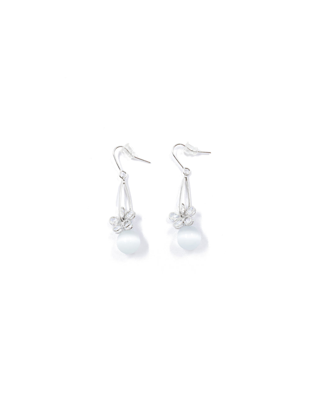 Aretes Largos Ansheli Plateados M17 Oro Laminado