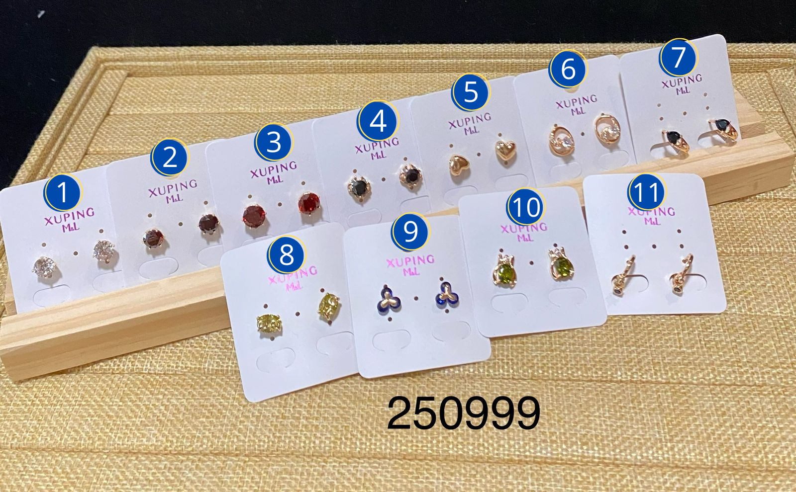 Aretes Xuping Dorados M2 Oro Laminado