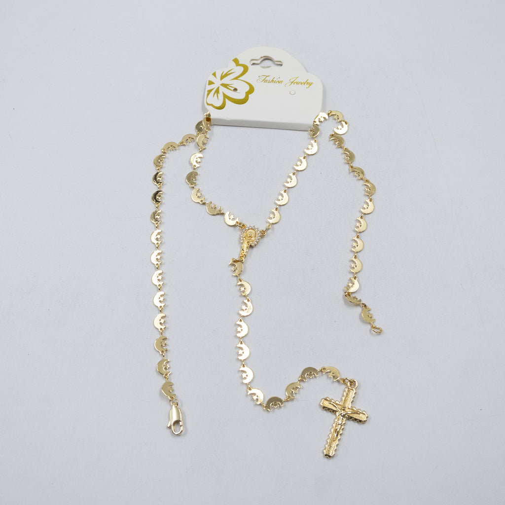 Collar Dorado Religioso M1 Oro Laminado
