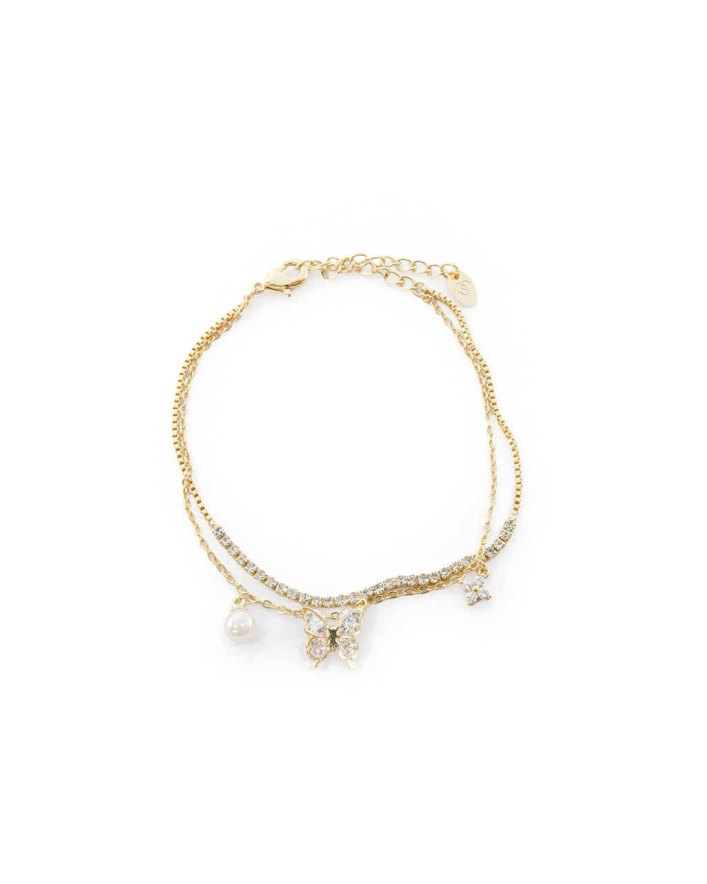Pulsera Dorada Ansheli M16 - Oro Laminado