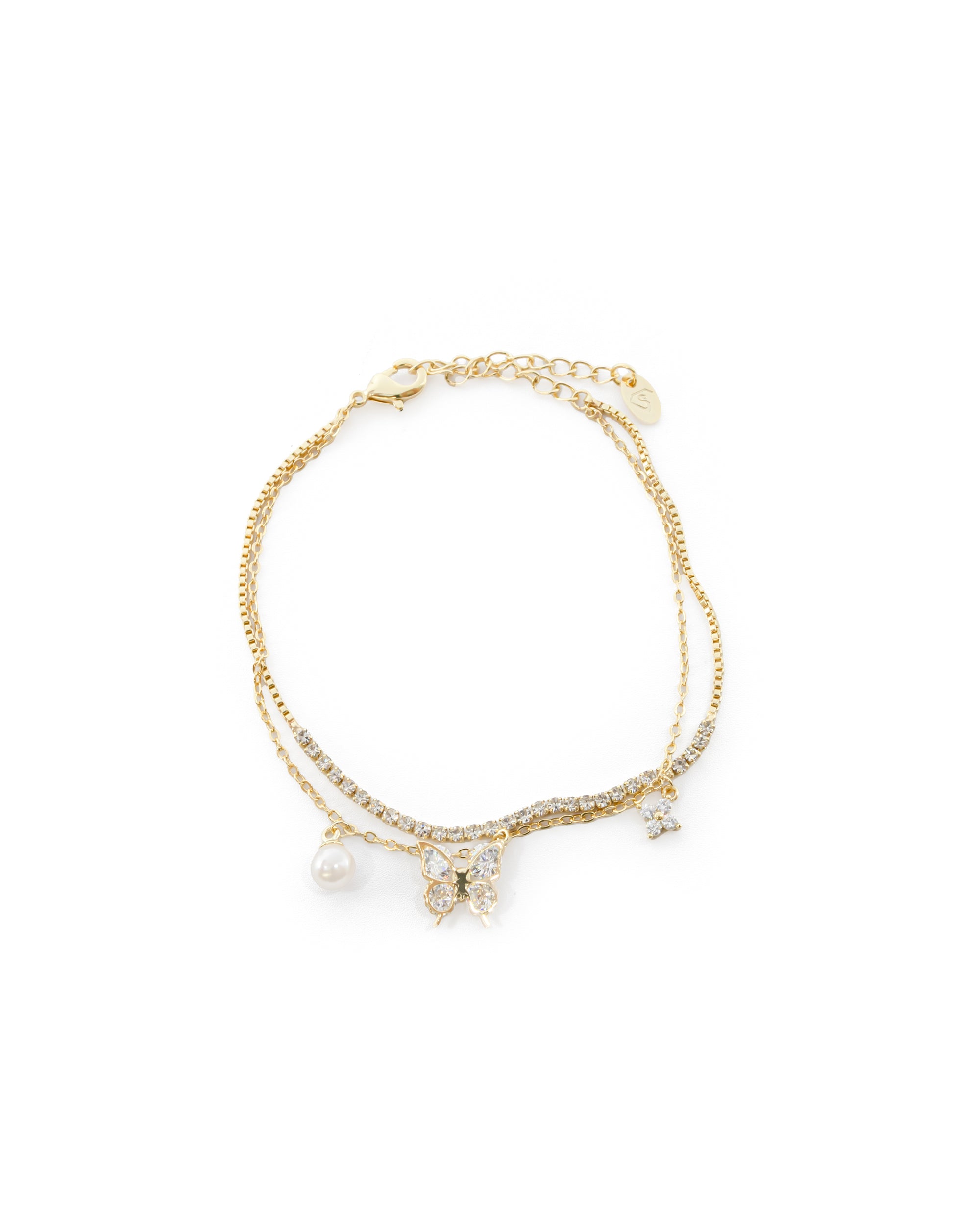Pulsera Dorada Ansheli M16 - Oro Laminado
