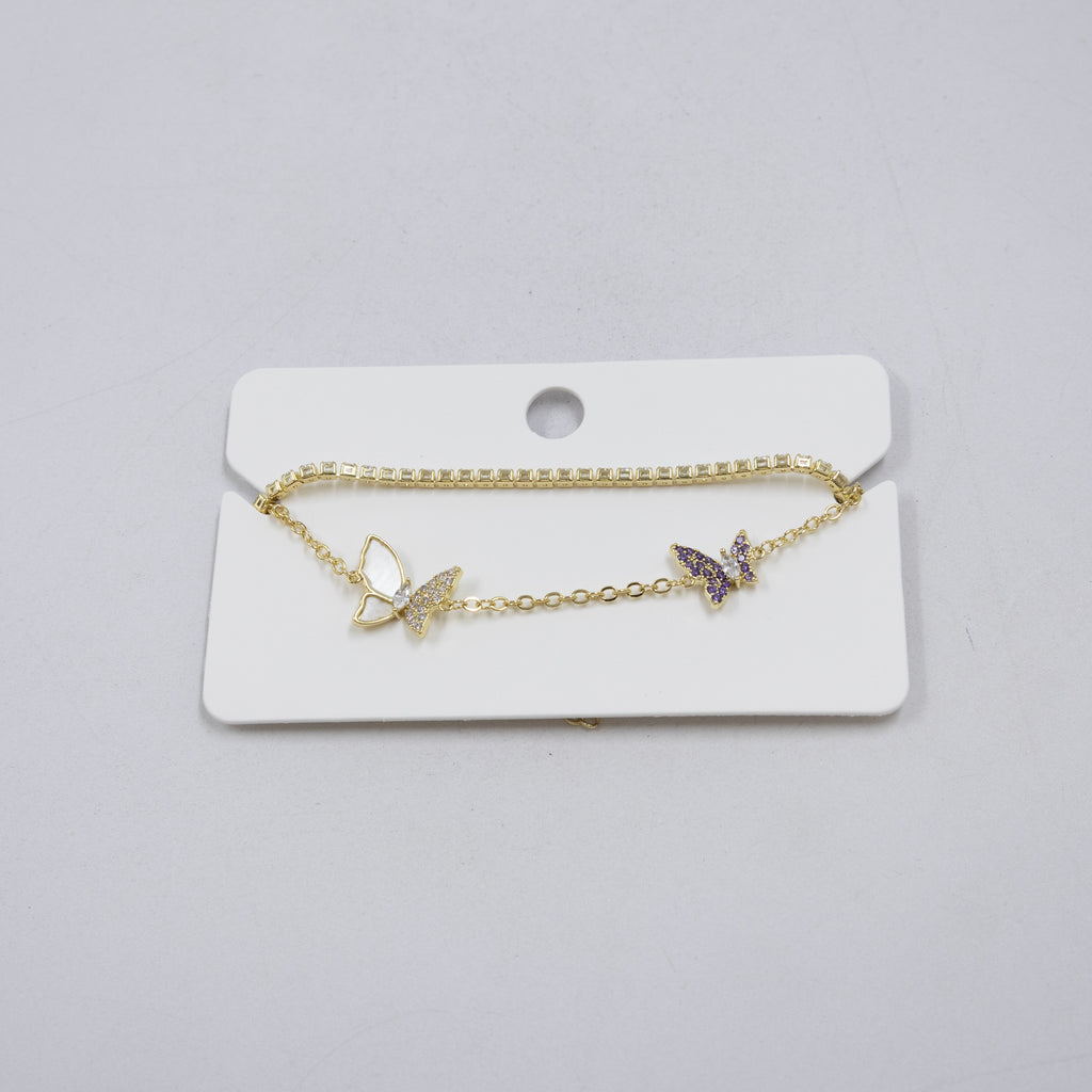 Pulsera Dorada Ansheli M24 Oro Laminado