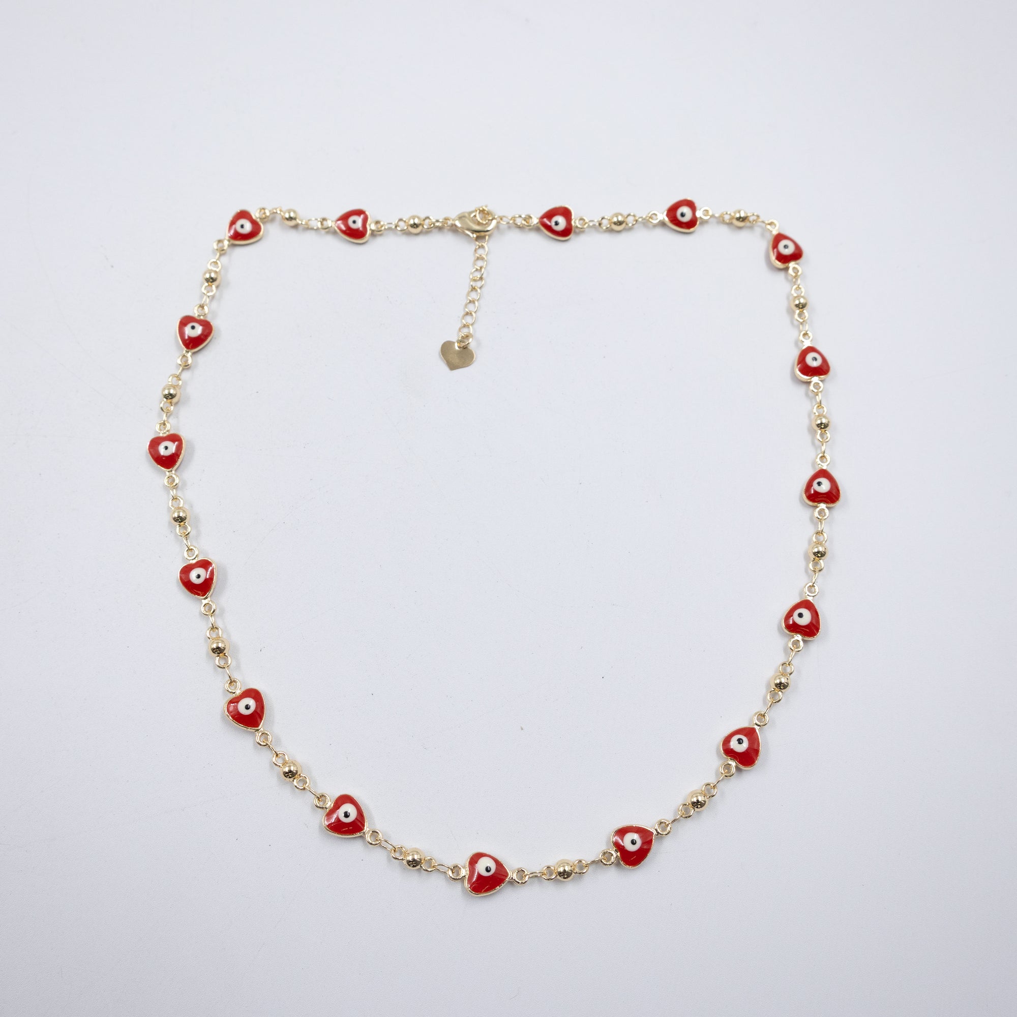 Collar Dorado de Ojo Turco M5 Oro Laminado