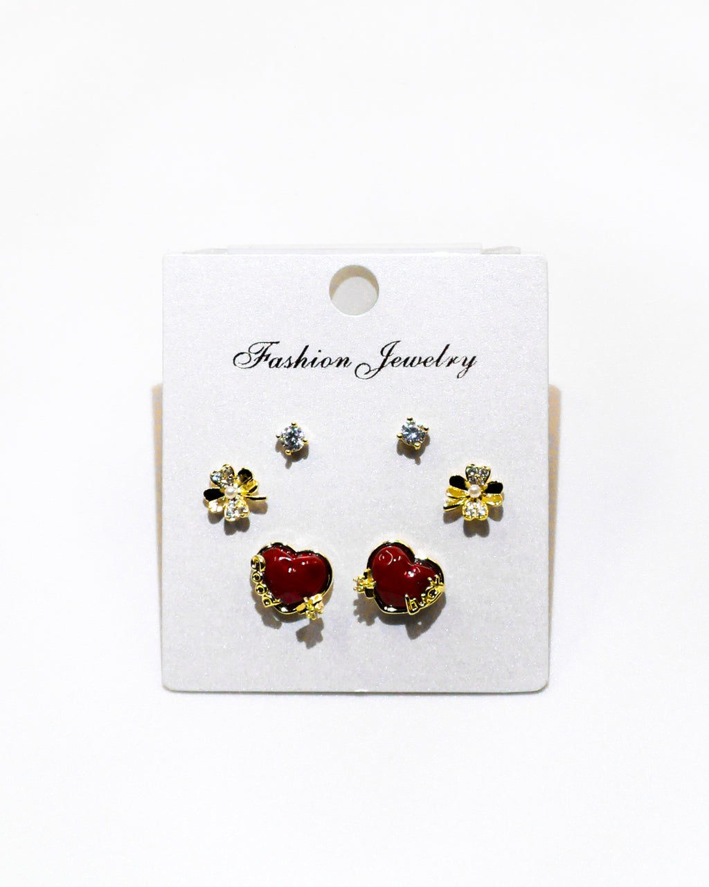 Set Aretes X3 - M20 Oro Laminado
