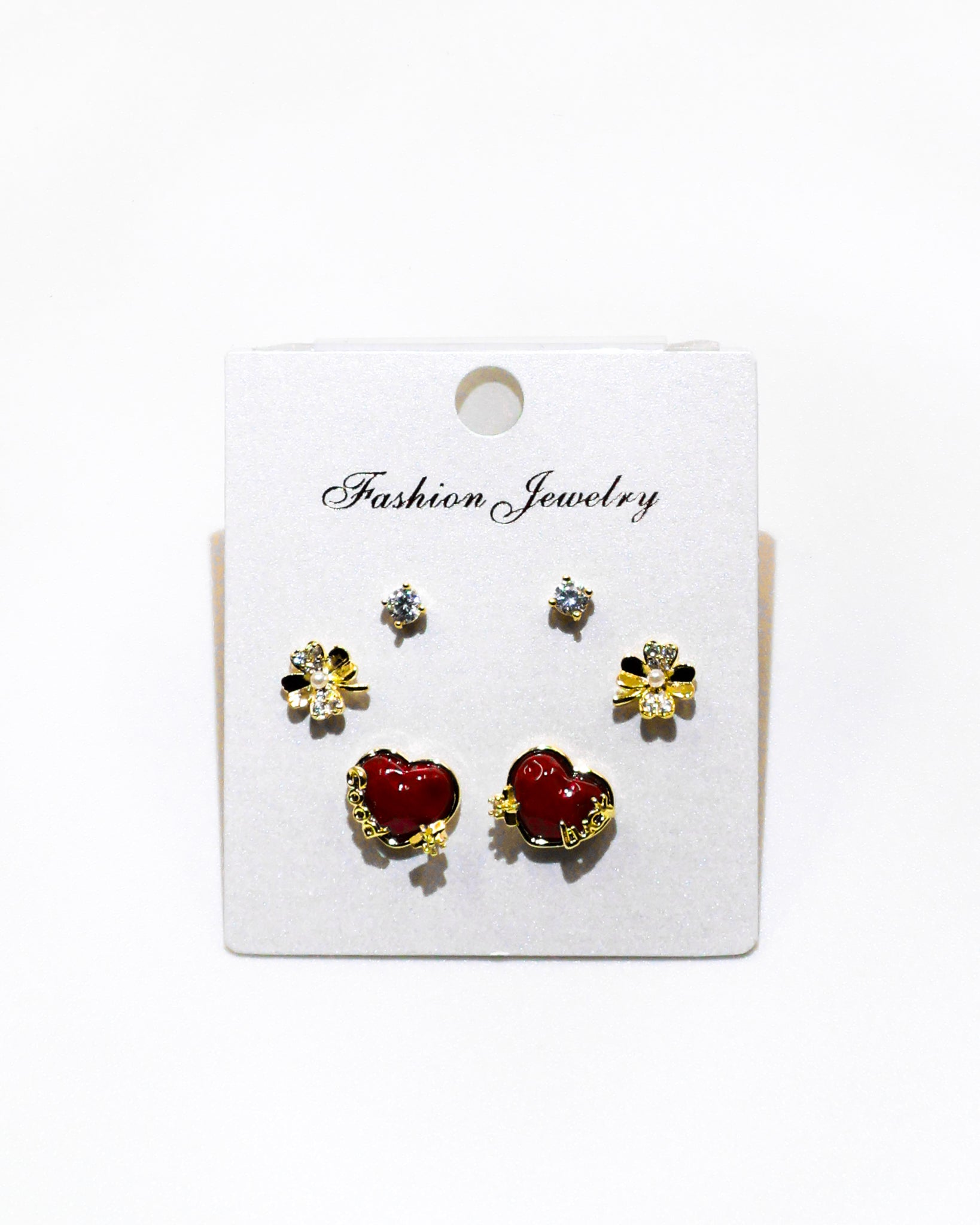 Set Aretes X3 - M20 Oro Laminado