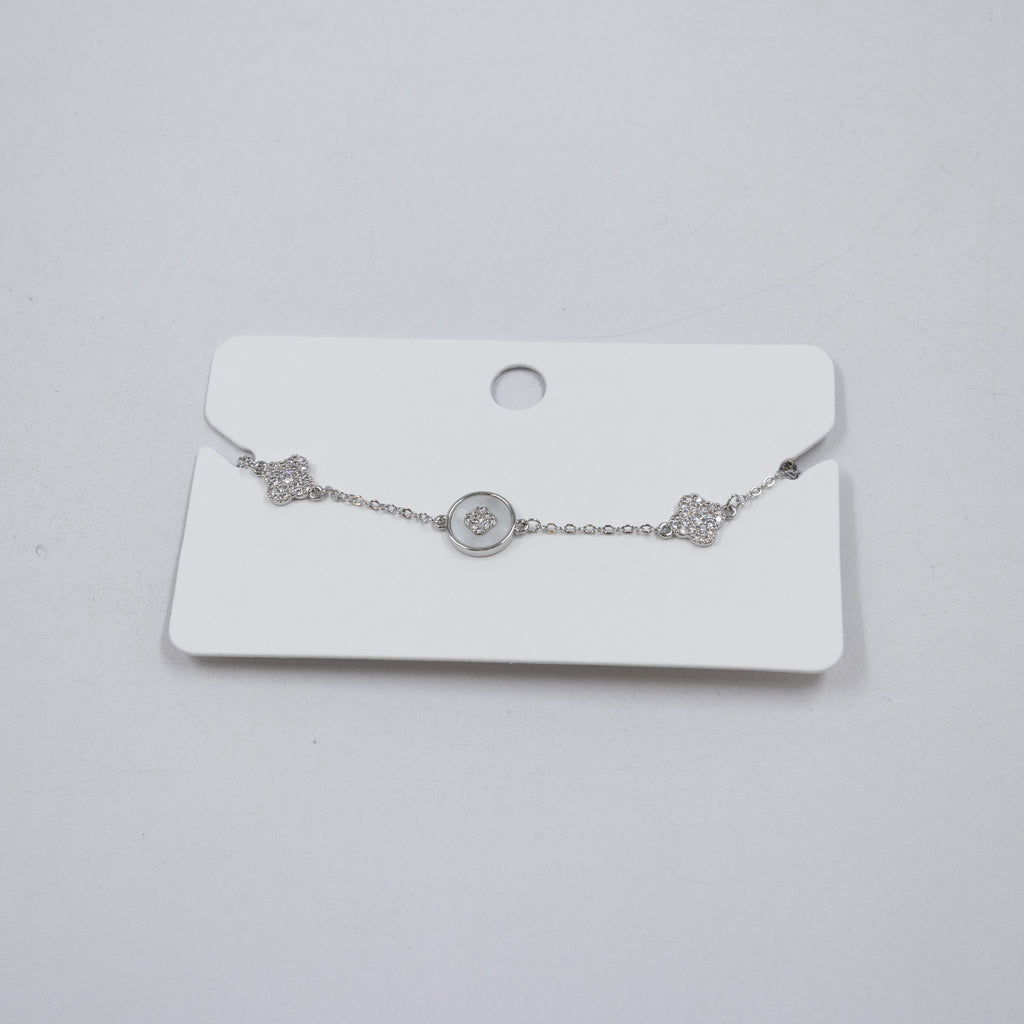 Pulsera Plateada Ansheli 39 Oro Laminado