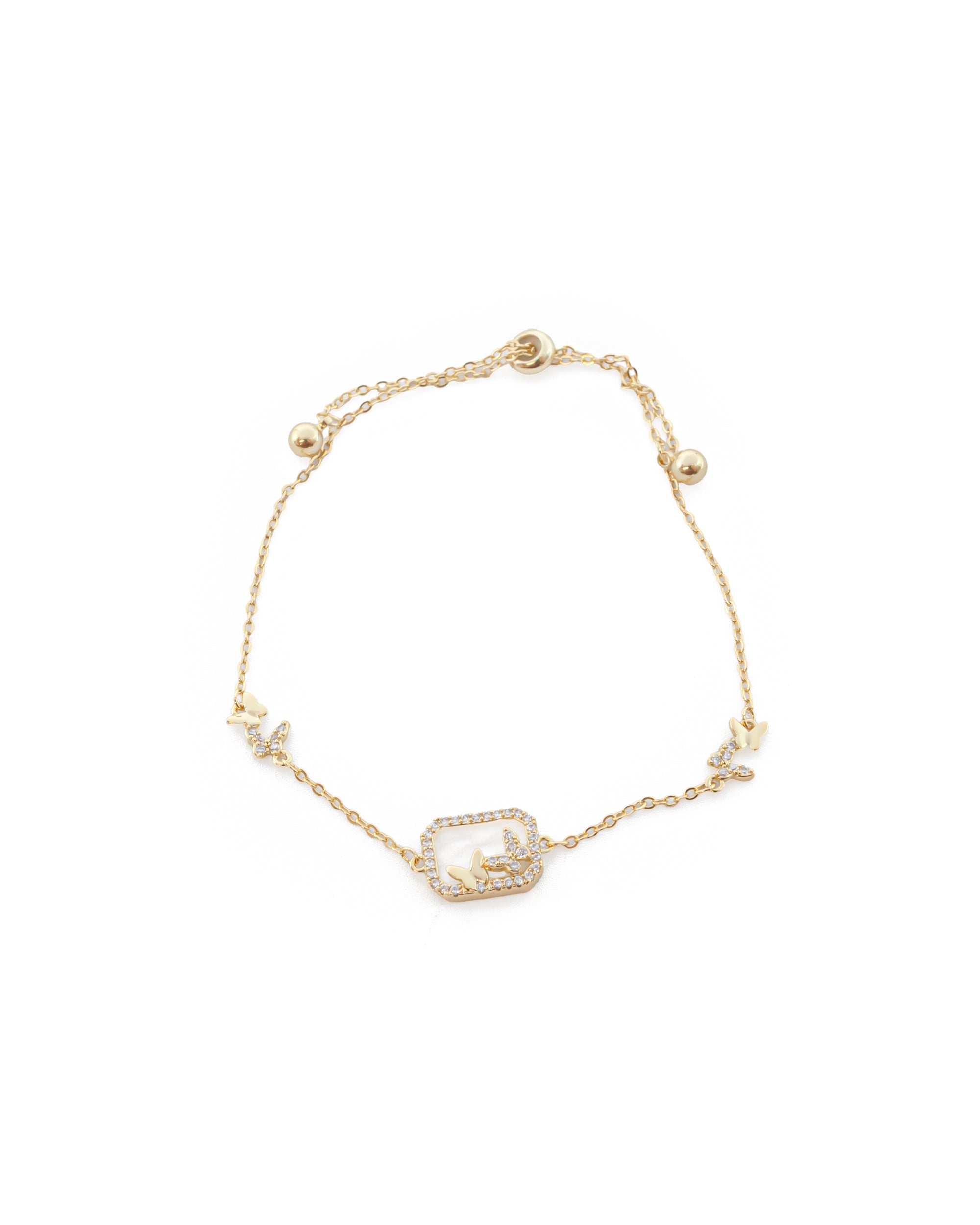 Pulsera Dorada Ansheli M12 - Oro Laminado
