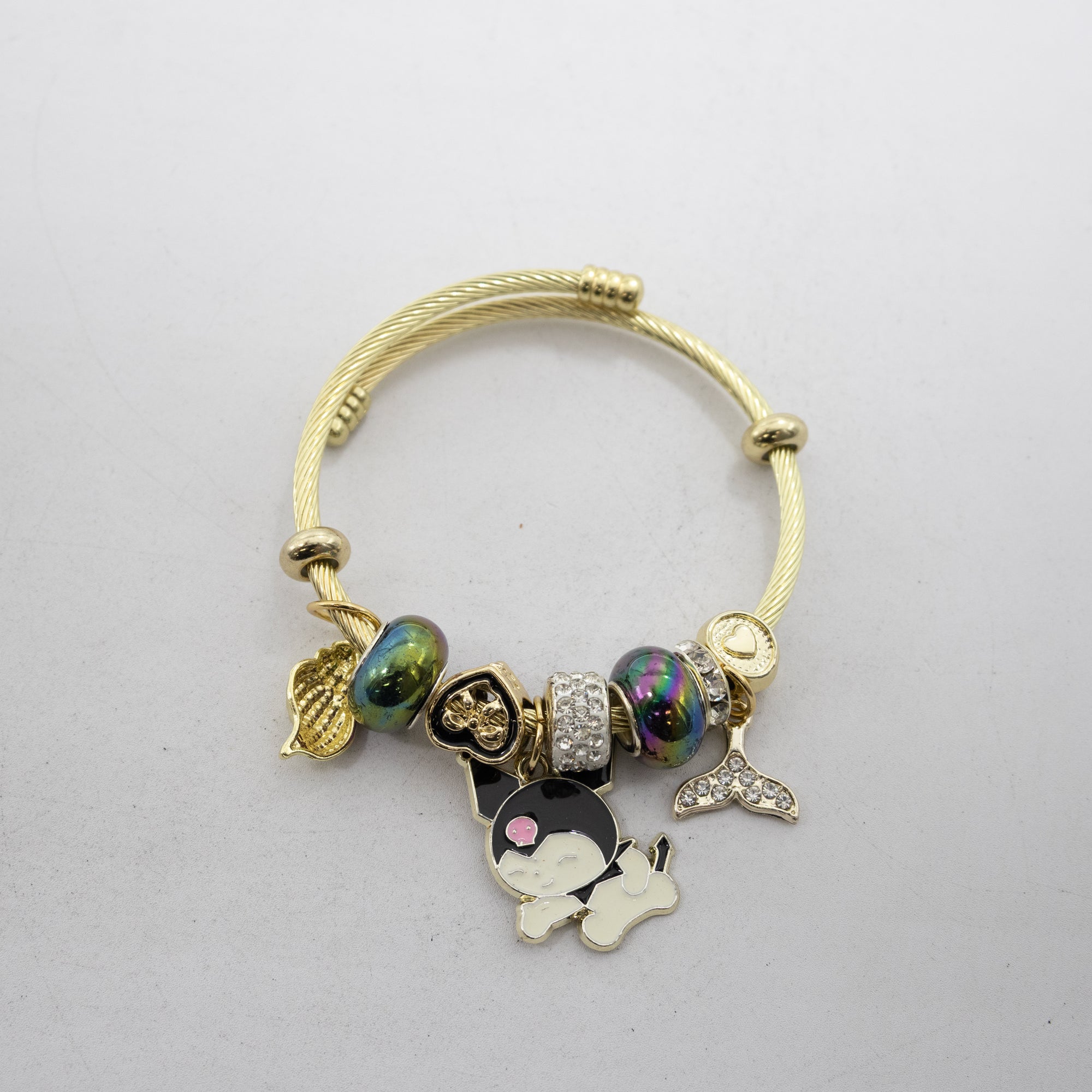 Pulsera tipo Pandora M3 Oro Laminado