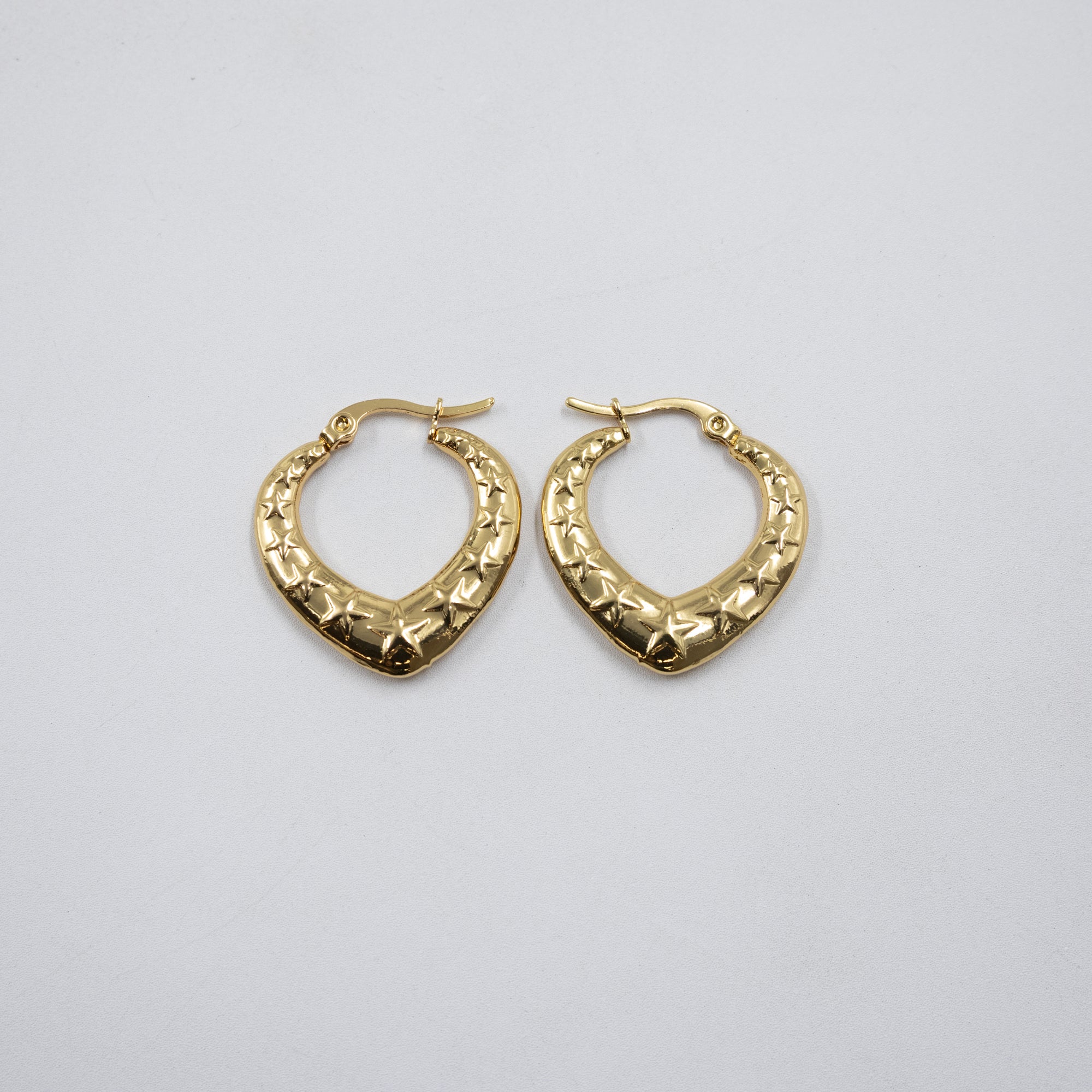 Aretes Dorados Chicos M6 Oro Laminado