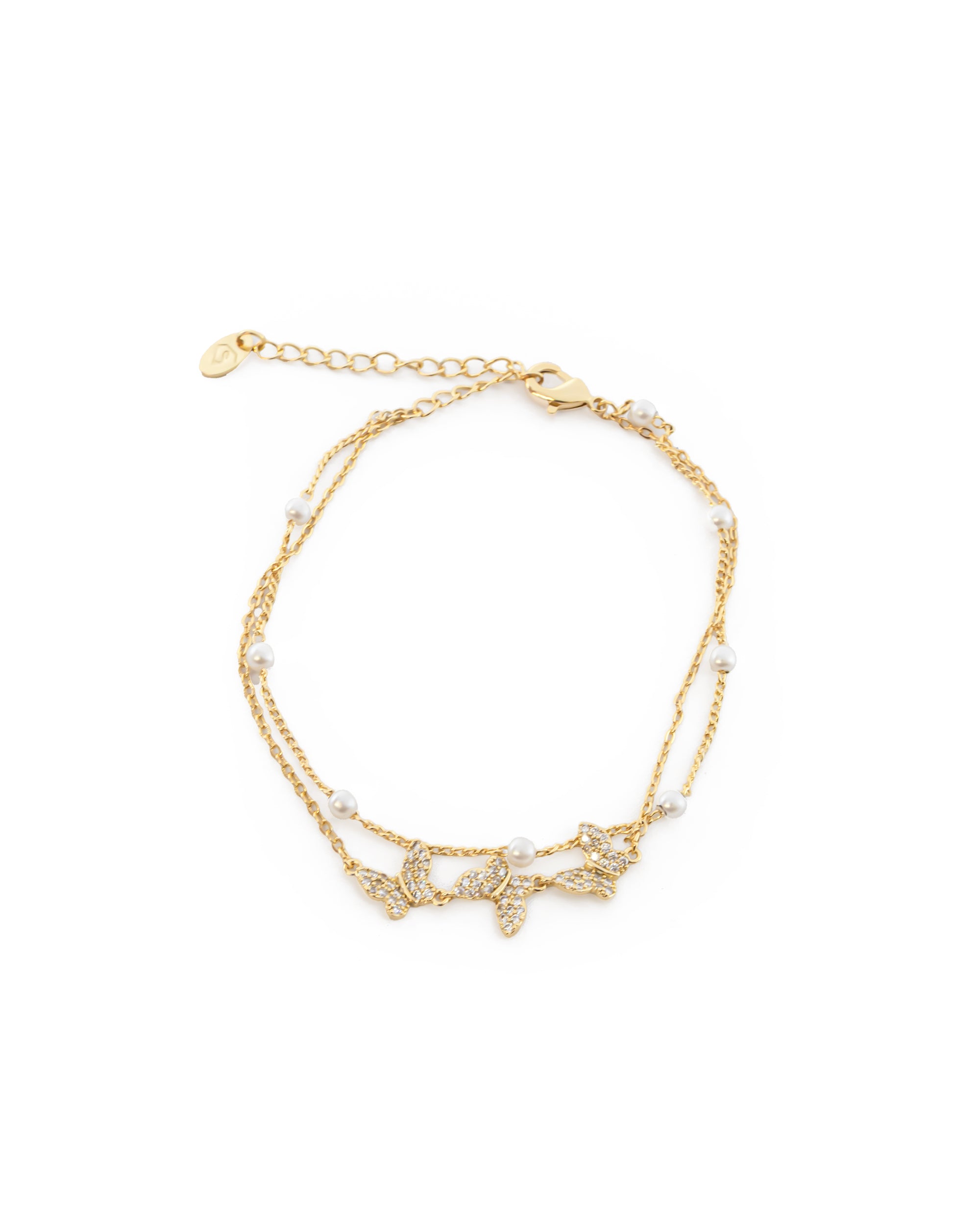 Pulsera Dorada Ansheli M10 - Oro Laminado