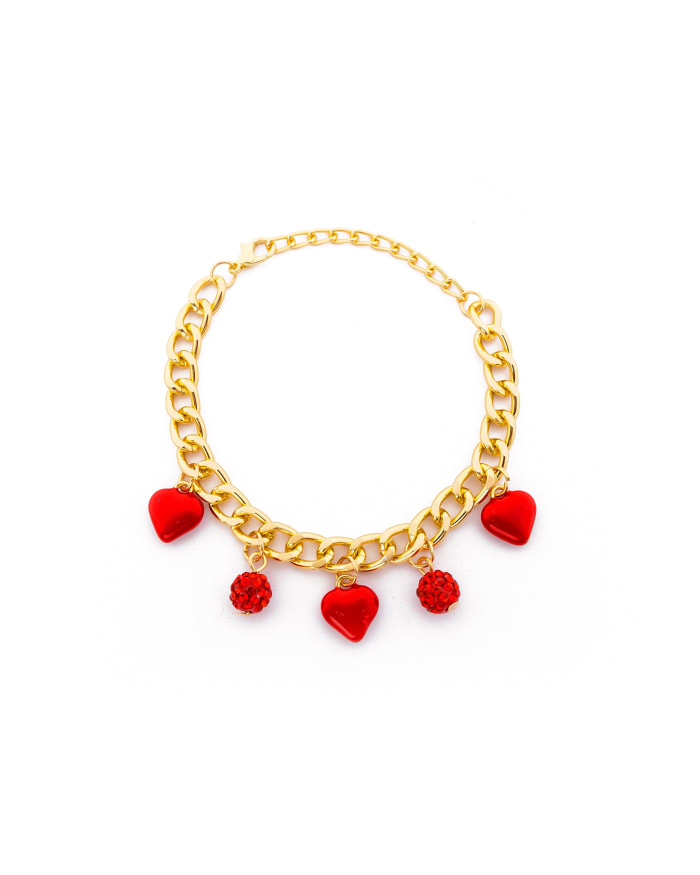 PULSERA DE CEREZA M6 ORO LAMINADO
