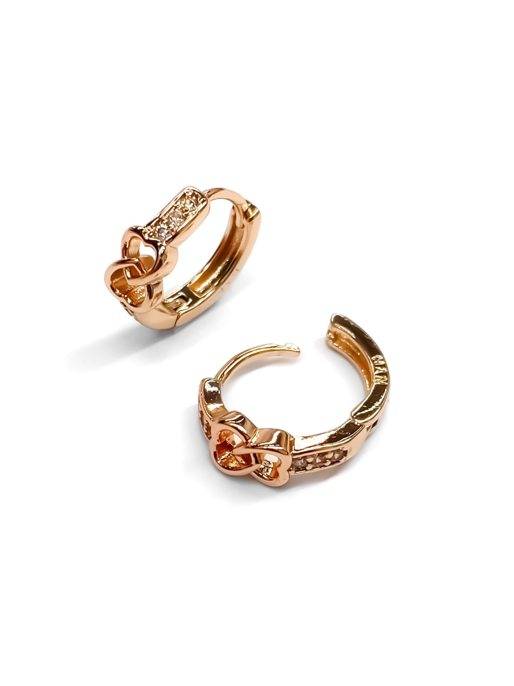ARETES HUGGIES M9 - ORO LAMINADO