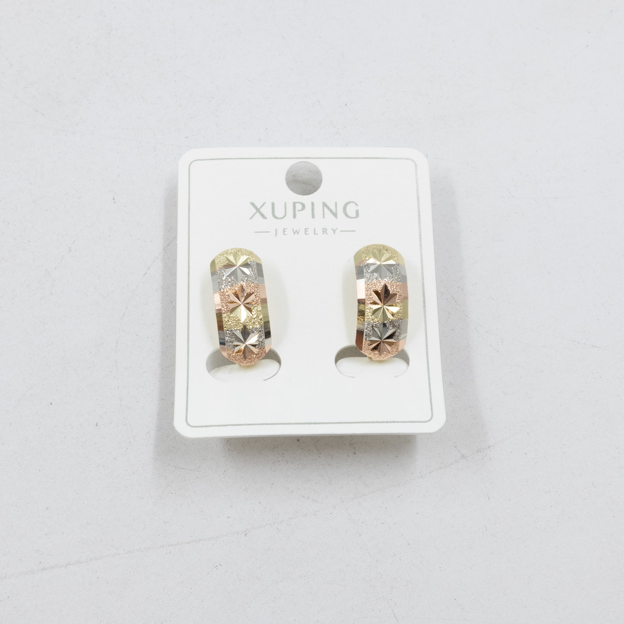 Aretes Oro Florentino Xuping M2 Oro Laminado