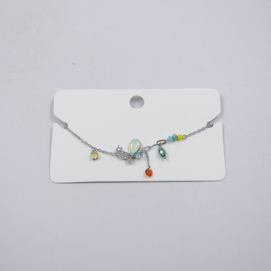 Pulsera Plateada Ansheli 40 Oro Laminado