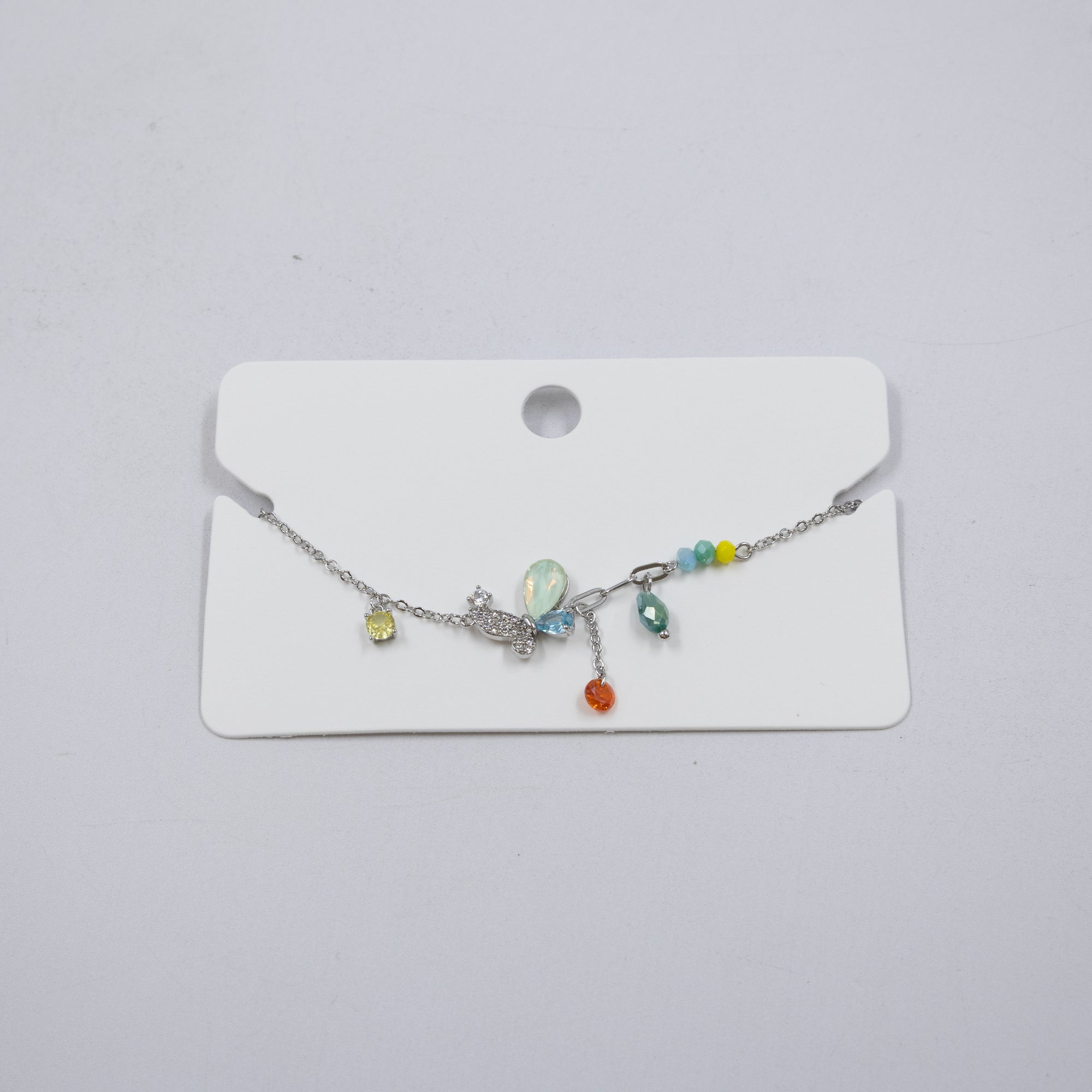 Pulsera Plateada Ansheli 40 Oro Laminado