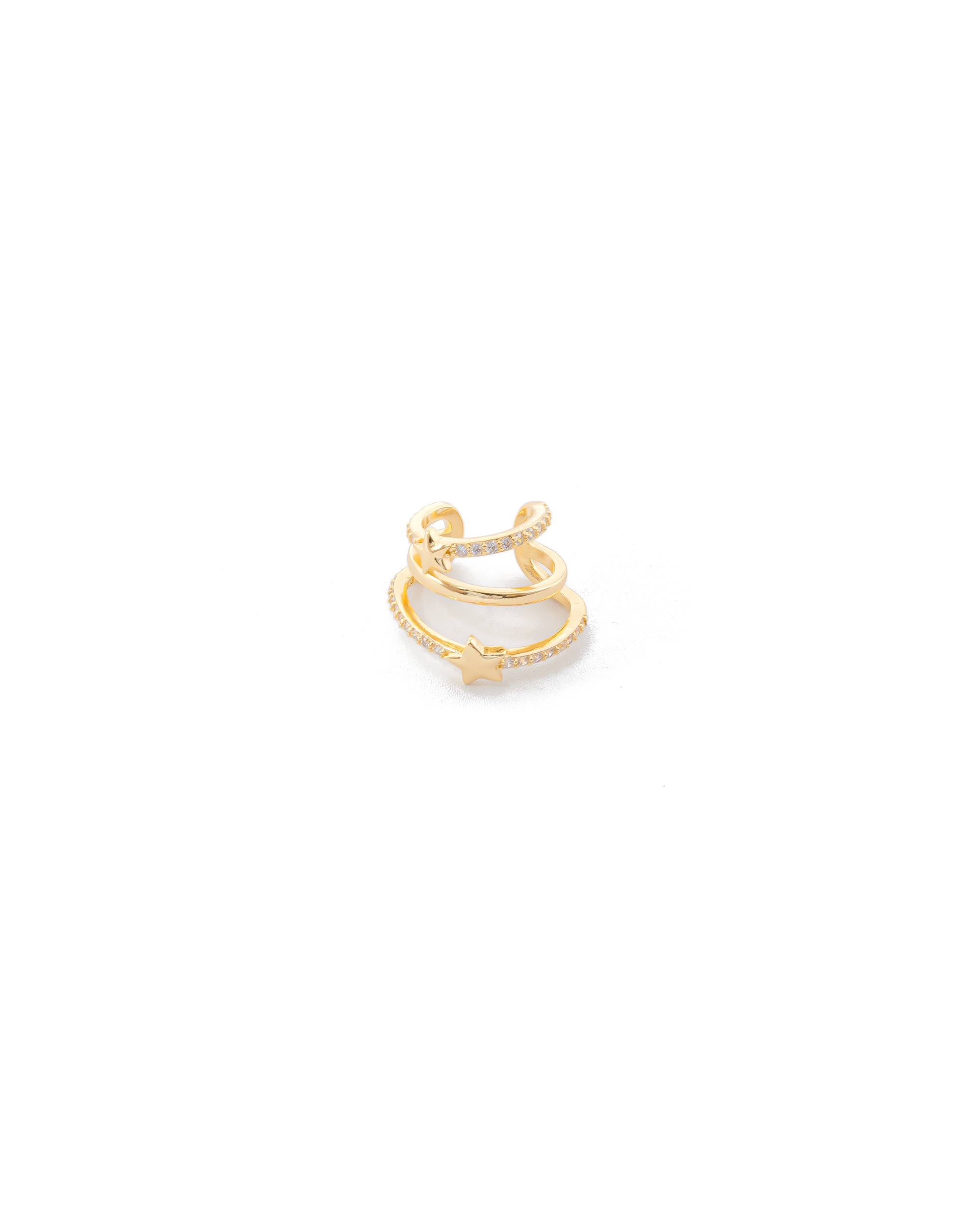 Aretes Simulador Dorados M6 Oro Laminado
