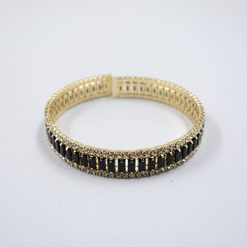 Pulseras Doradas con Piedras M1 Oro Laminado