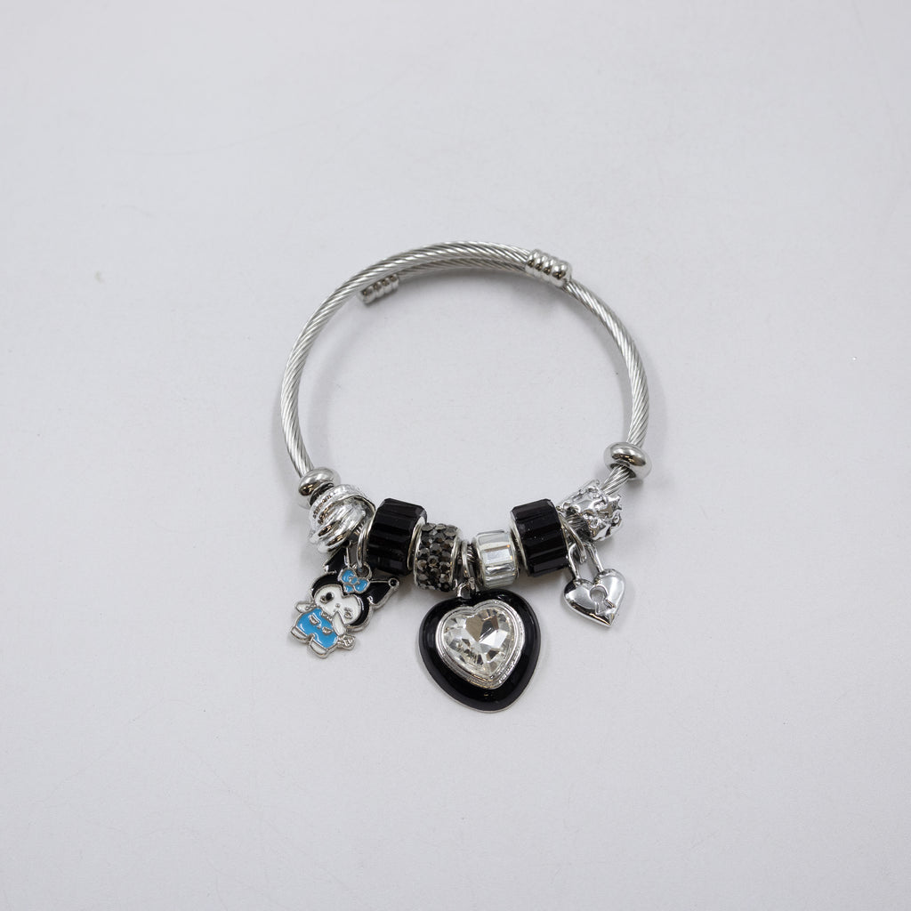 Pulsera tipo Pandora Plateados M12 Oro Laminado