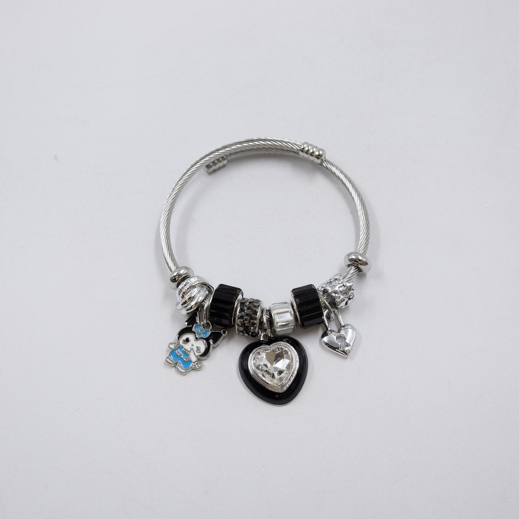 Pulsera tipo Pandora Plateados M12 Oro Laminado