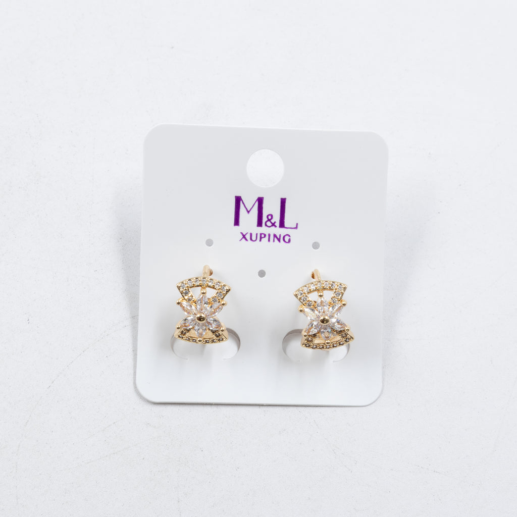 Aretes Xuping Dorados M6 Oro Laminado