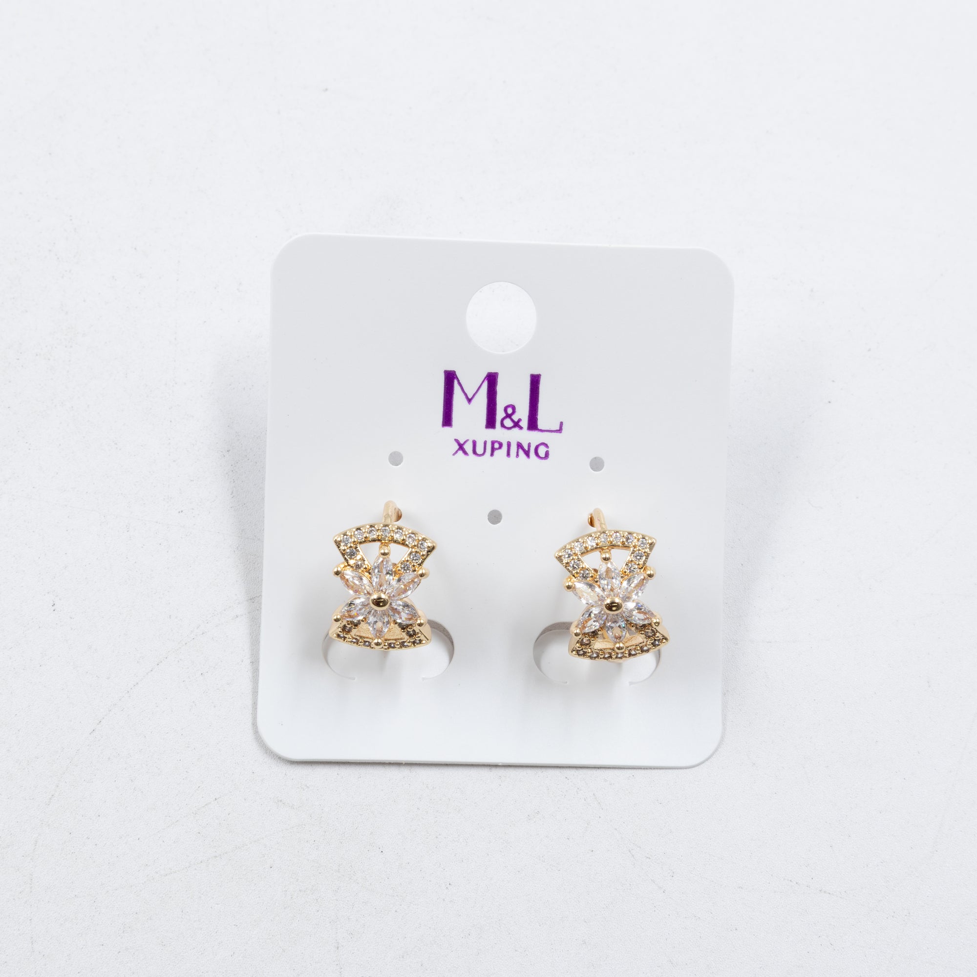 Aretes Xuping Dorados M6 Oro Laminado