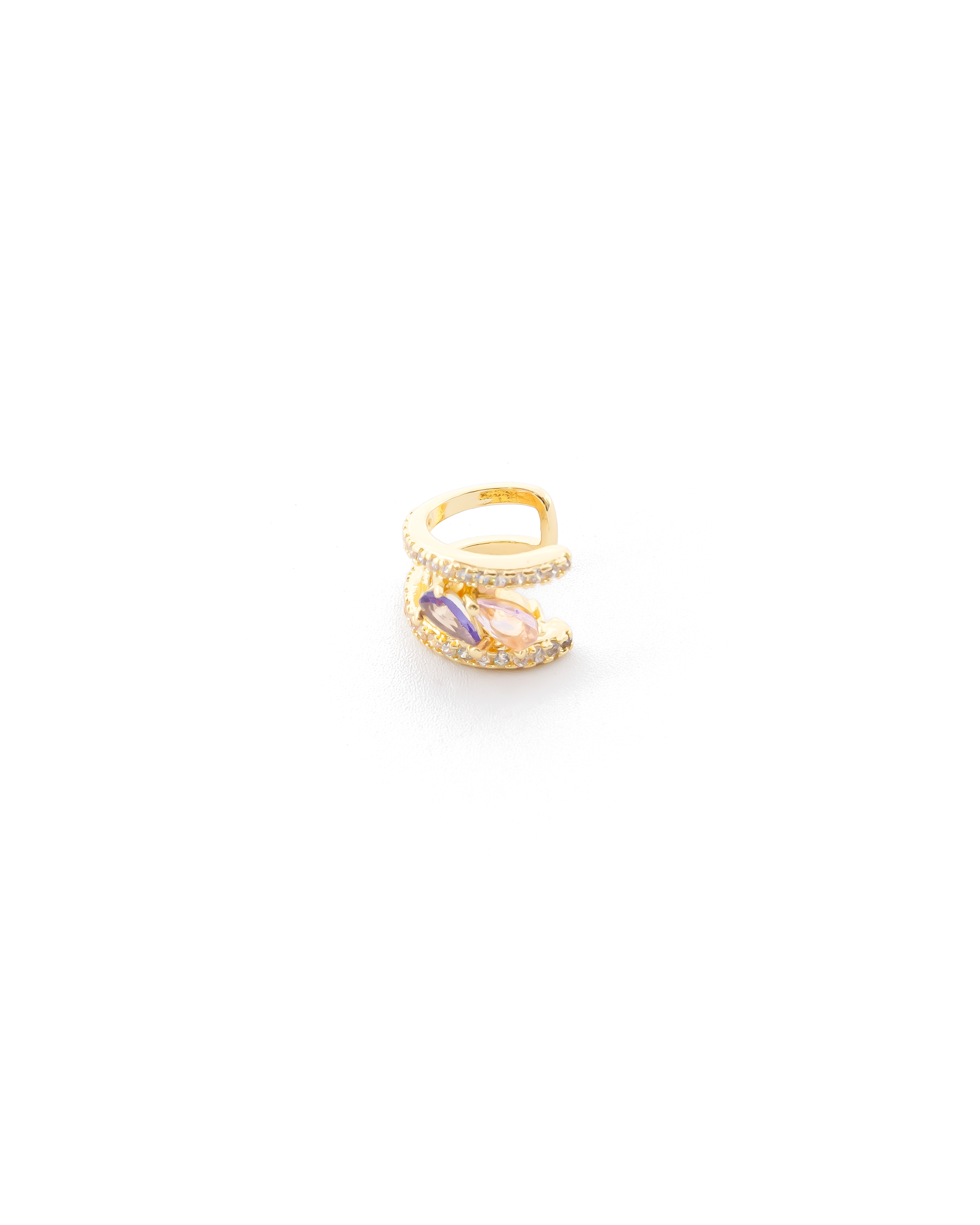 Aretes Simulador Dorados M5 Oro Laminado