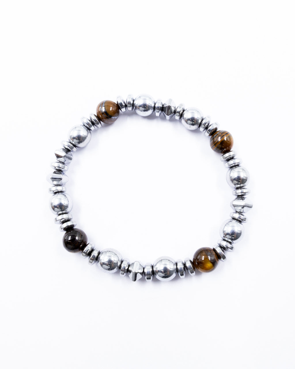 Pulseras brillantes con cuentas - M3 Oro Laminado