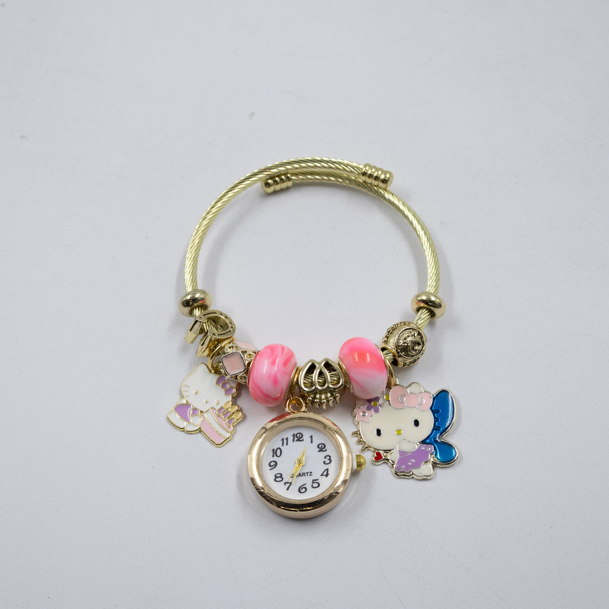 Pulsera tipo Pandora Dorados M14 Oro Laminado