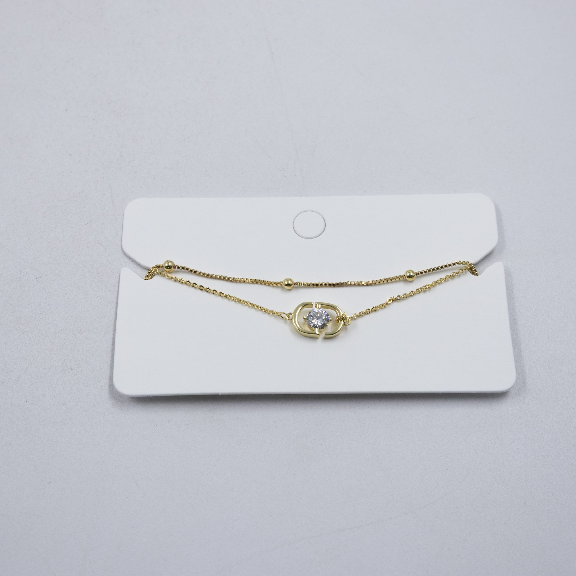 Pulsera Dorada Ansheli M3 Oro Laminado