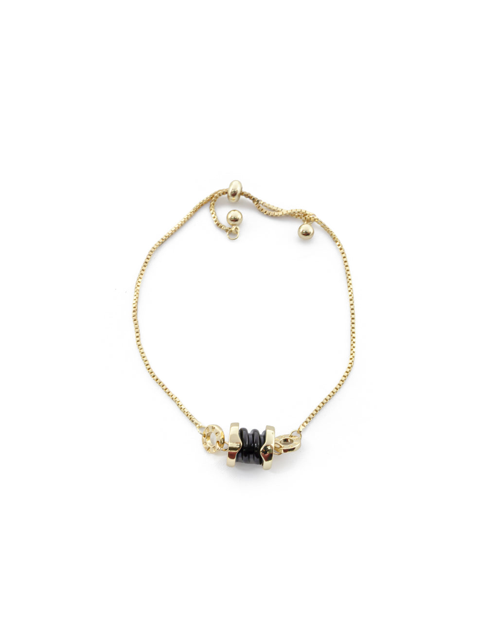 Pulsera Dorada Ansheli M7 - Oro Laminado