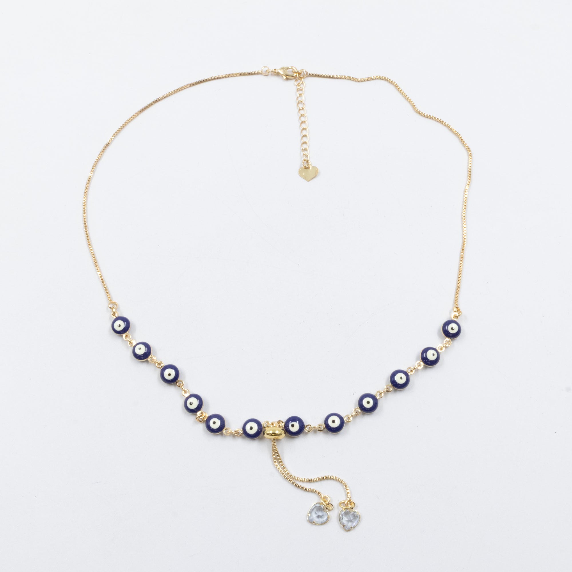 Collar Dorado de Ojo Turco M4 Oro Laminado