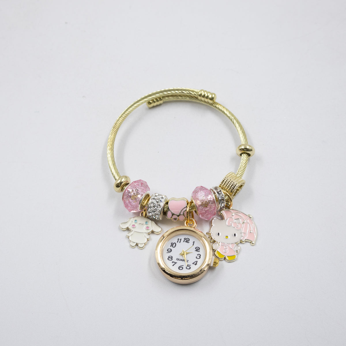 Pulsera tipo Pandora Dorados M17 Oro Laminado