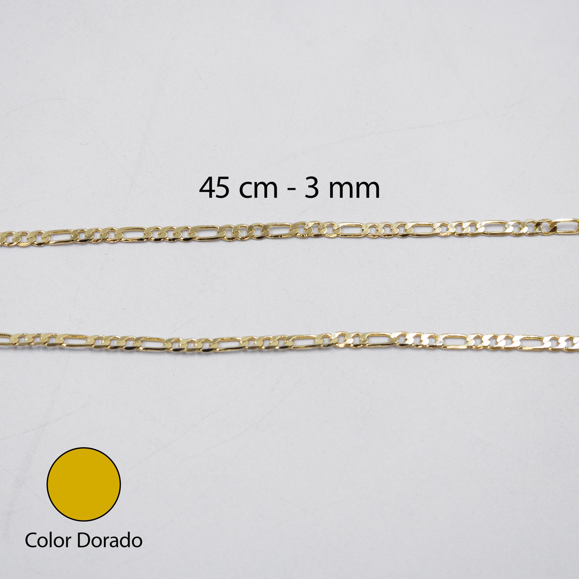 Cadenas Doradas Cartier de 45 cm M1 Oro Laminado