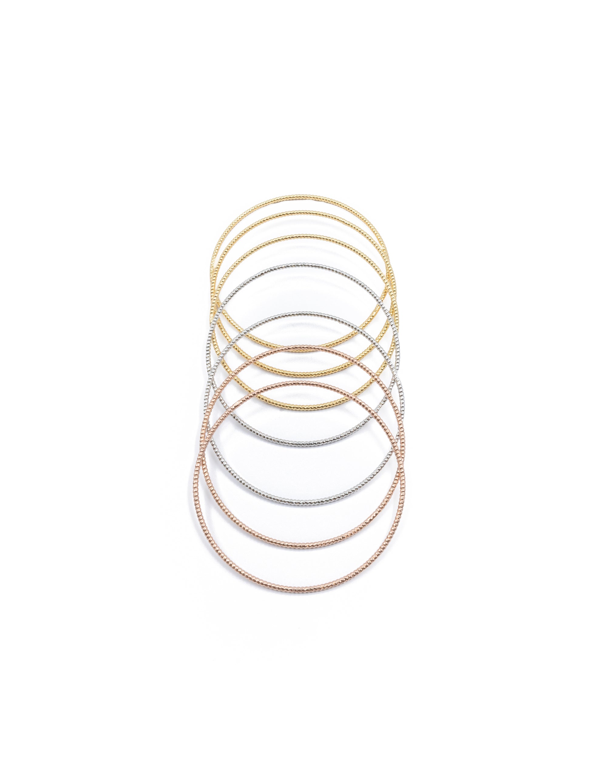 Pulseras de 3 colores M1 Oro Laminado