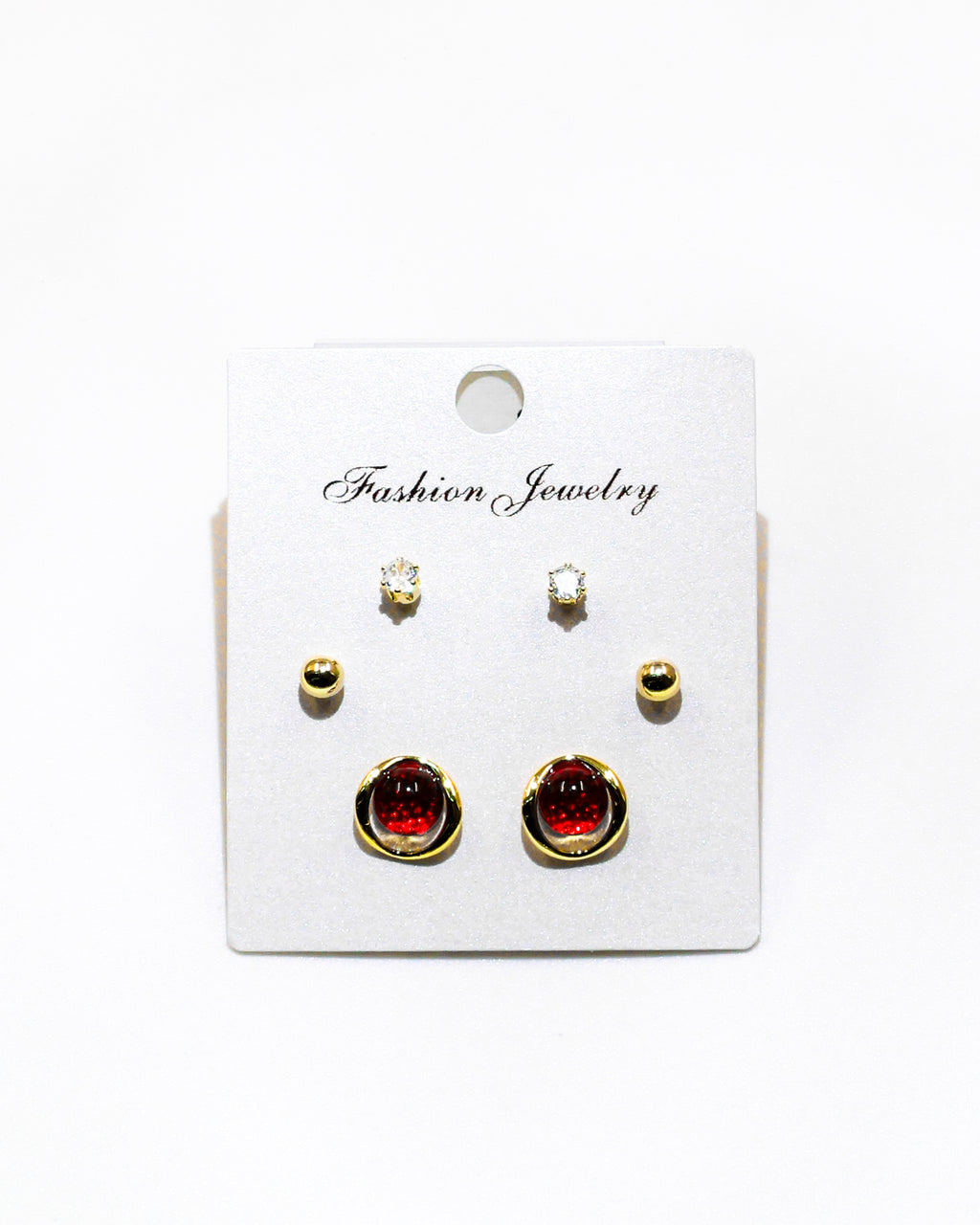 Set Aretes X3 - M15 Oro Laminado