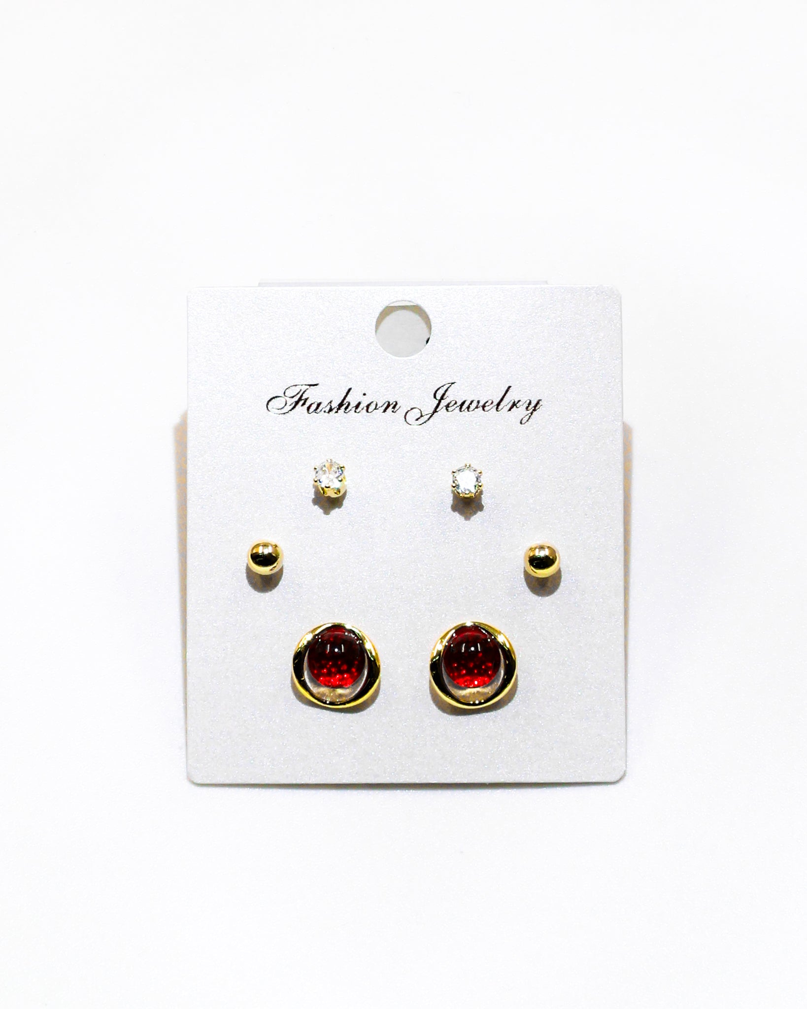 Set Aretes X3 - M15 Oro Laminado