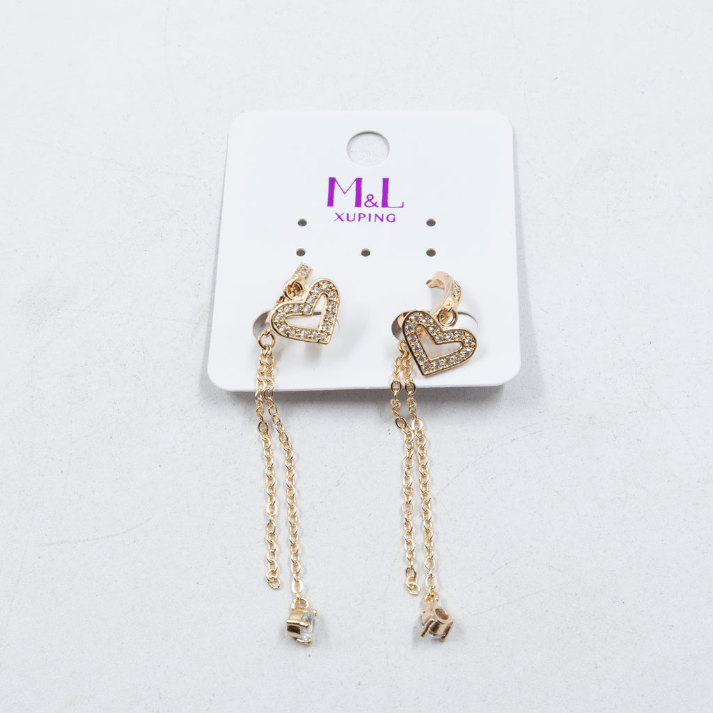 Aretes Xuping Dorados M14 Oro Laminado